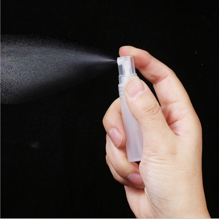 Lọ nhựa chiết nước hoa thân MỜ 5ml 10ml dạng xịt phun sương - Chai lọ đựng nước hoa, mỹ phẩm du lịch.