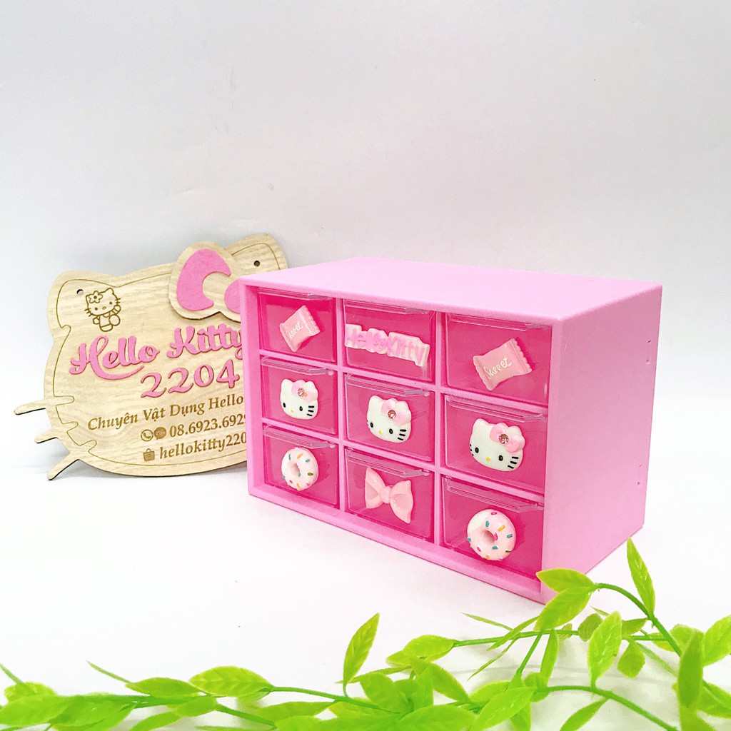 🌸🌸Hộp đựng đồ 9 ngăn Hello Kitty☘☘