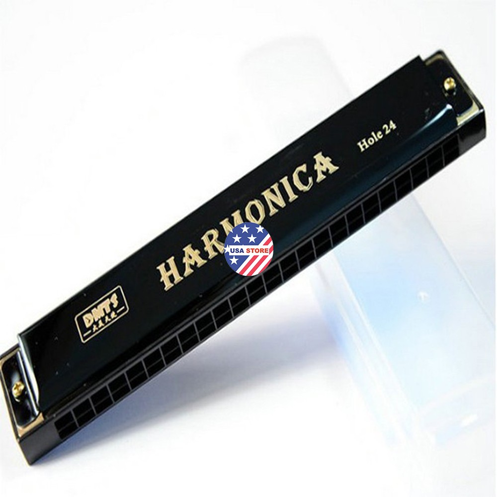 Kèn Harmonica Tremolo 24 Lỗ Hàng Đẹp (Giao Mẫu Ngẫu Nhiên) HBook1065