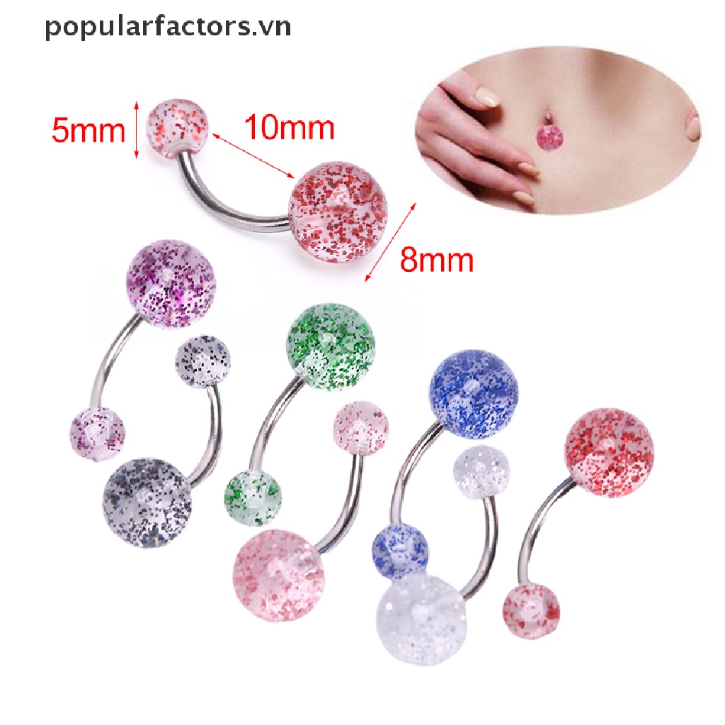 Set 7 Khuyên Rốn Thời Trang Cá Tính Cho Nữ