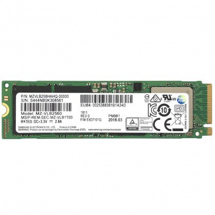 Ổ Cứng SSD M.2 2280 Samsung PCle 256Gb PM981 NVMe