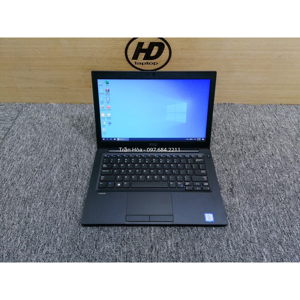 Laptop Dell Latitude 7280 - Core i5 6300u, Ram 8GB, ổ SSD 256GB, Màn 12.5inch mỏng, nhỏ, nhẹ.