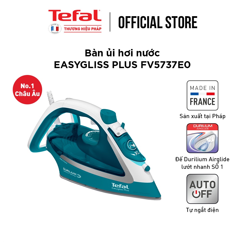 Bàn ủi hơi nước Tefal FV5737E0- 2500W -270ML - sản xuất tại Pháp