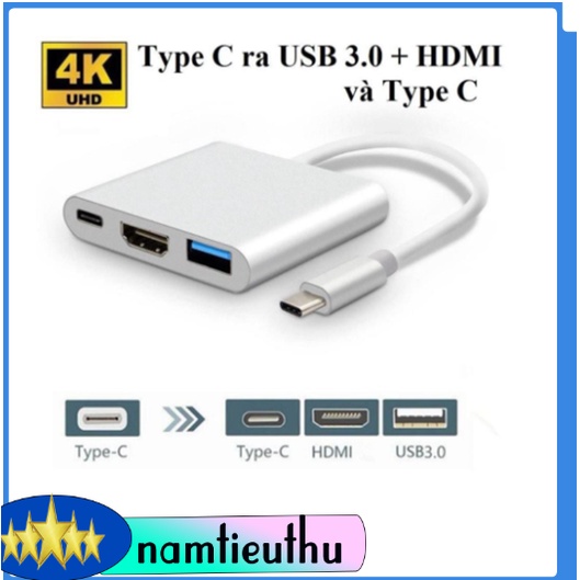 Cáp Chuyển Type-C ra USB 3.0, HDMI, Type-C