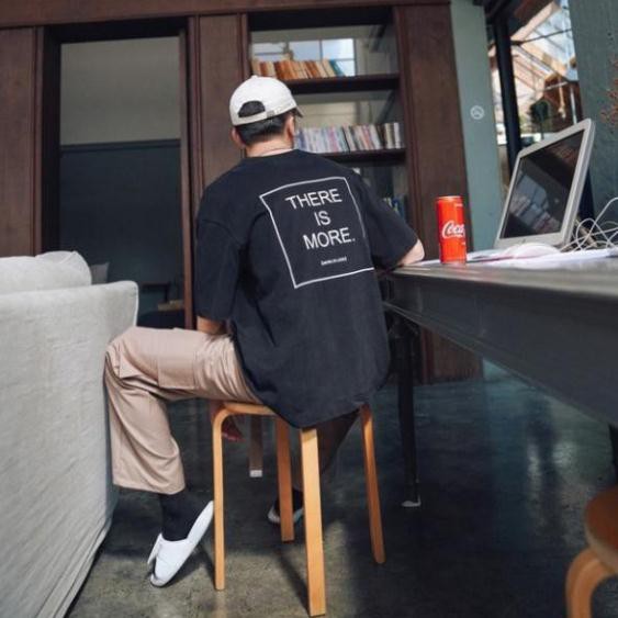 Áo Phông Tay Lỡ THERE IS MORE Unisex Cho Cả Nam Và Nữ Vải Cotton Đẹp Và Thoáng Mát