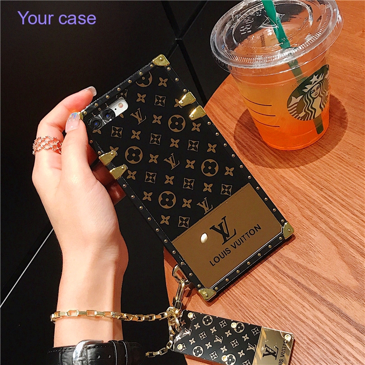 Ốp Điện Thoại Vuông In logo Thương Hiệu Sang Trọng Cho Android s21 FE samsung OP A53 RENO 6z a91 s10 lite a81 a71 a51 s10 5G OP a92 a72 p30lite