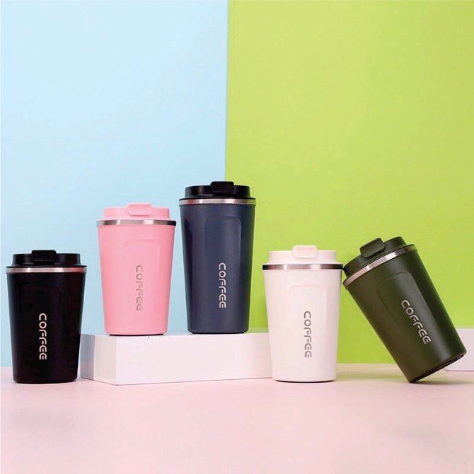 Ly cốc giữ nhiệt coffee lõi inox 304 bền đẹp pha cà phê giữ nhiệt đến 8h chống tràn trà cafe dung tích 380ml – 510ml