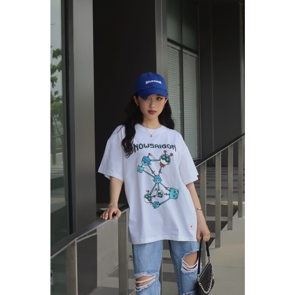 Áo thun NEEDS OF WISDOM Neuron Tee - White - Local Brand Chính Hãng