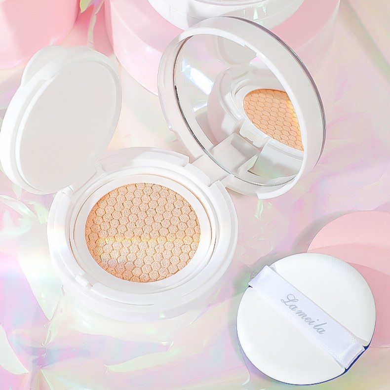 [Mã COS1111 giảm 8% đơn 250K] Phấn Nước Cushion Lameila Falling Heart Vỏ Bạc BB Moisturing Cream | Thế Giới Skin Care