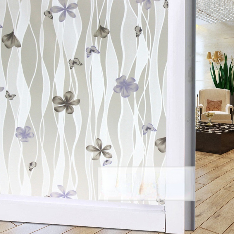 Giấy dán cửa sổ bằng PVC nhám 45x100cm