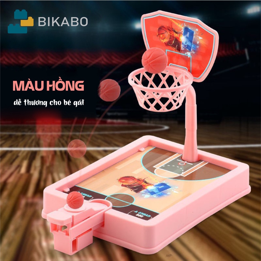 Đồ chơi vận động cho bé, bộ đồ chơi bóng rổ mini lắp ghép dễ dàng cho trẻ, BIKABO