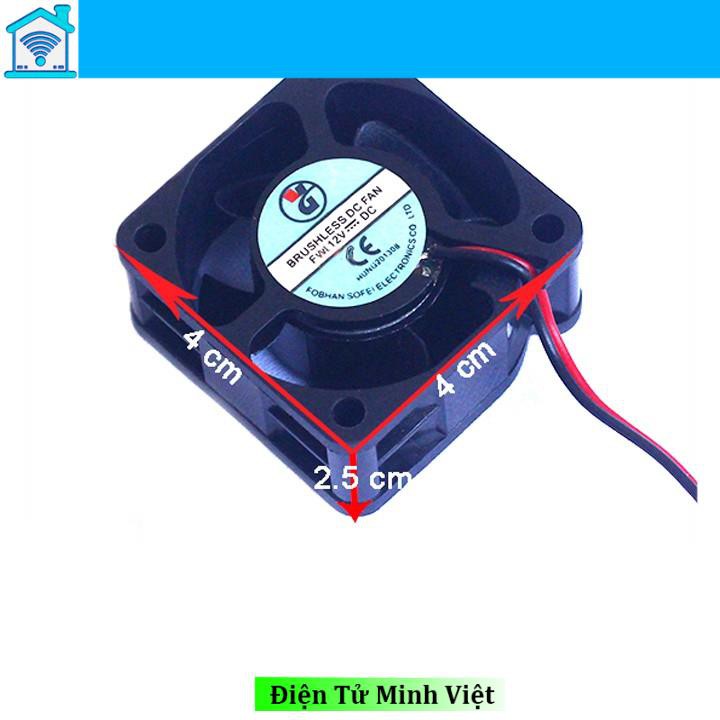 Quạt Tản Nhiệt 12VDC 4x4x2,5cm