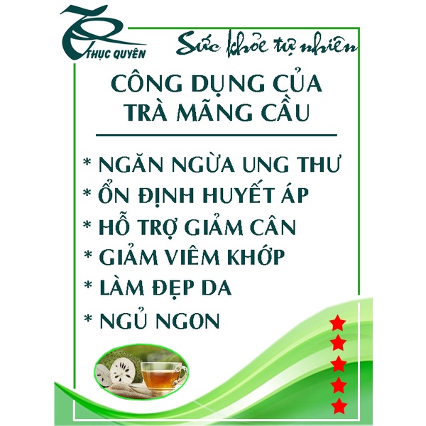 Trà mãng cầu xiêm daklak gói 500g