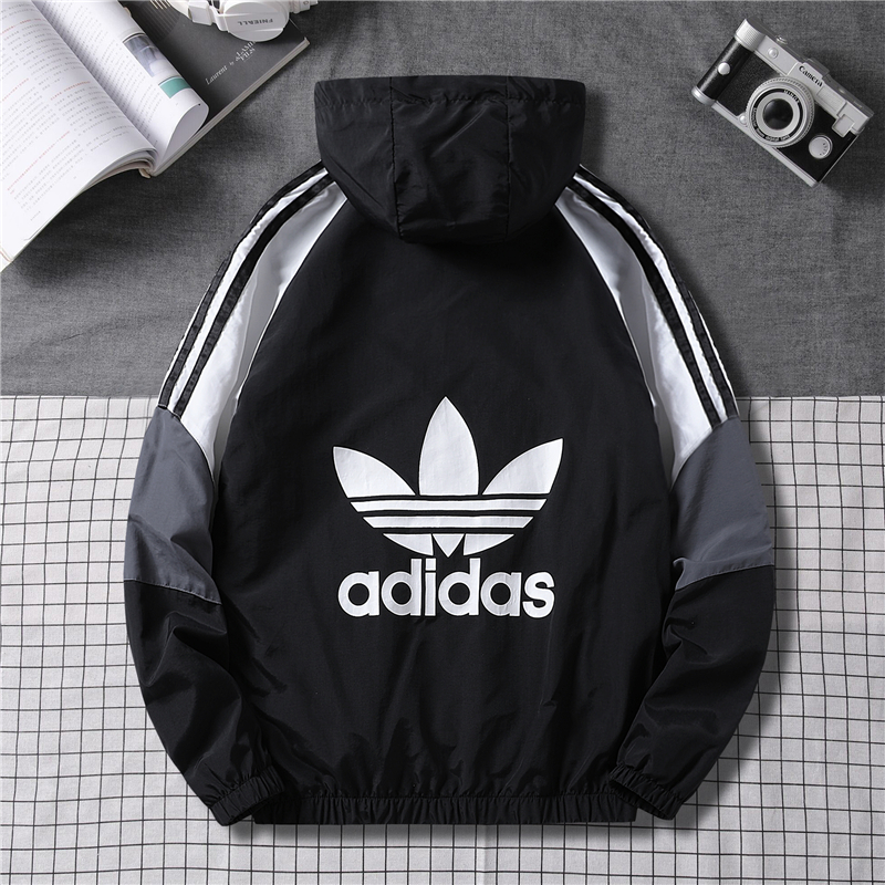 Áo Khoác Thể Thao Adidas Có Mũ Trùm Cá Tính Dành Cho Nam Và Nữ