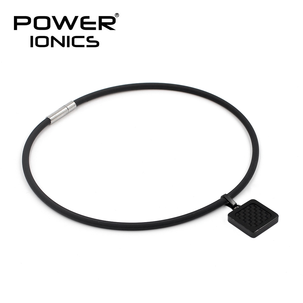 Power IONICS Dây Chuyền Bằng Thép Titan Sợi Carbon Ion Âm Ion Âm Làm Quà Tặng Trang Trí Thời Thượng Có Thể Phân Hủy Được [US FDA Được Chứng Nhận Lại An Toàn]