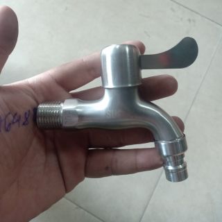 Vòi hồ tay gạt Inox 304 - Có 2 loại