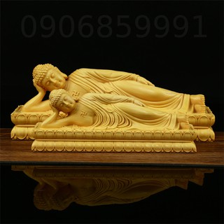 Tượng Phật Thích Ca Mâu Ni niết bàn - Gỗ Hoàng Dương (HD-027)