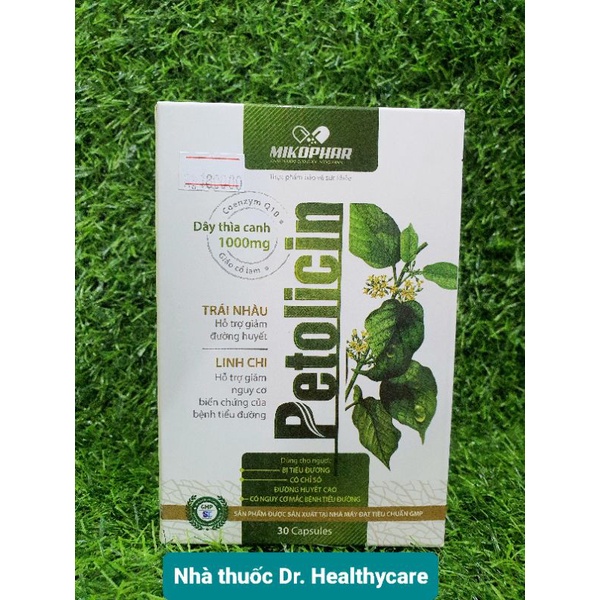 ✅ Petolicin hỗ trợ giảm đường huyết, giảm nguy cơ biến chứng của bệnh tiểu đường