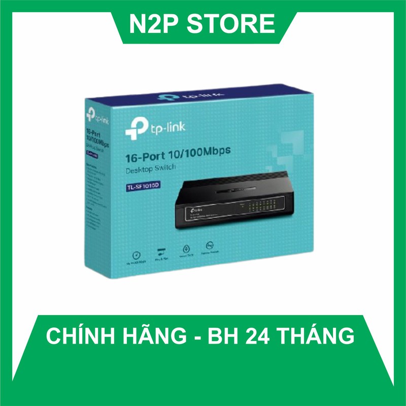 Bộ chia mạng Switch 16 cổng 10/100 Tplink SF1016D (Hãng phân phối chính thức)