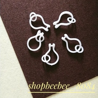 set 5 móc nhựa treo rèm 2 size