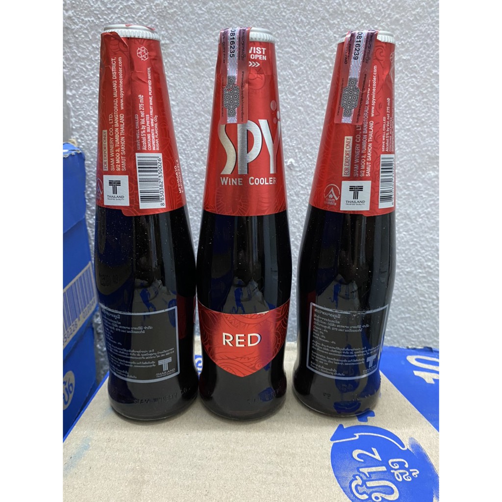[HÀNG NHẬP KHẨU] Rượu Spy Red - CLASSIC chai 275ml Thái Lan : DATE 2022