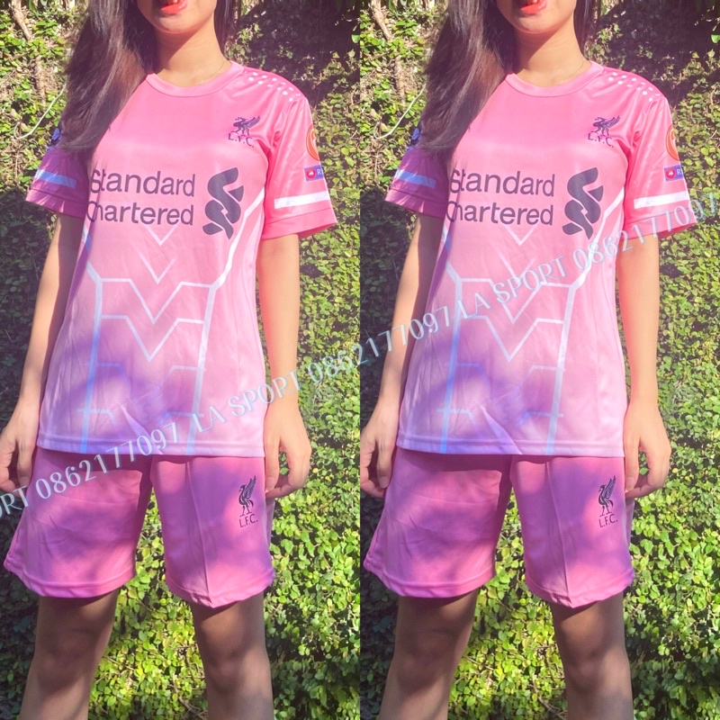 Bộ Đồ Đá Banh Nam Nữ Real Madird Màu Hồng Cực Đẹp - Quần Áo Đá Bóng Mới Về pp Bởi La SPORT