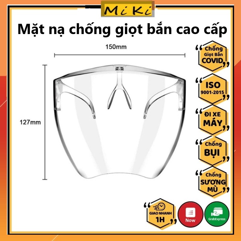 Mặt nạ kính bảo vệ Covid cao cấp