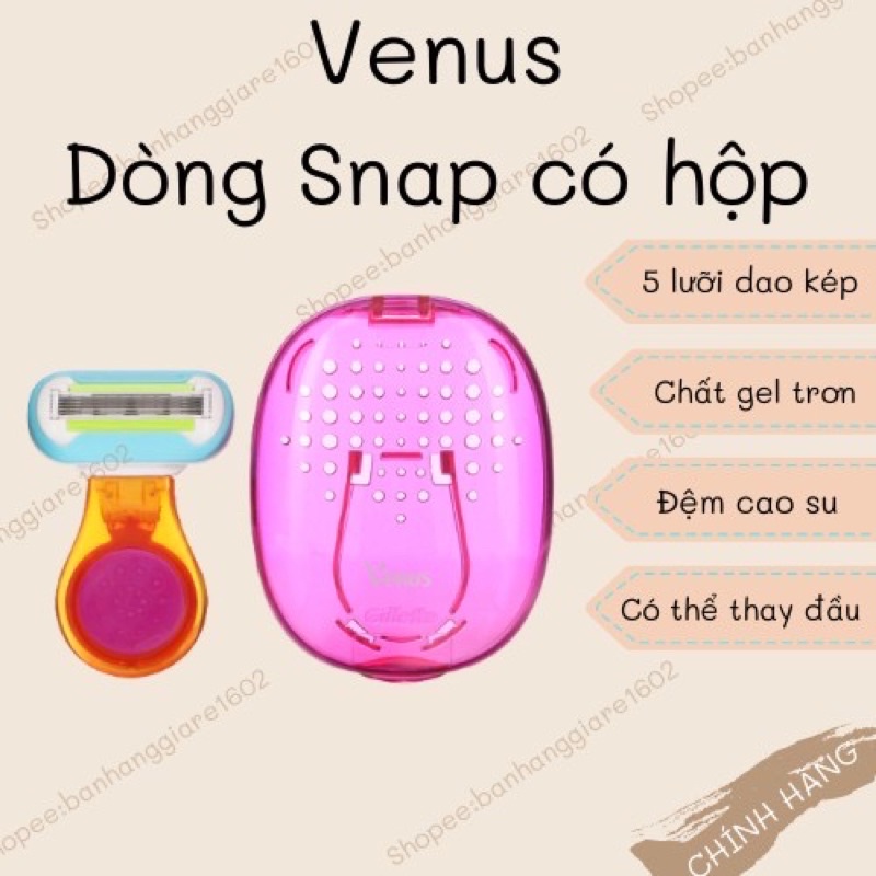 Dao cạo Gillette Venus chuyên dành cho phụ nữ [Set cán cạo + lưỡi dao]