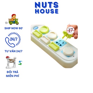 Deal 1K nút bịt ổ điện an toàn cho bé, chặn ổ điện chống giật cho trẻ