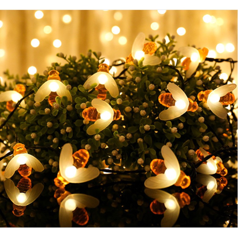 Dây đèn led decor đep, dây led con ong