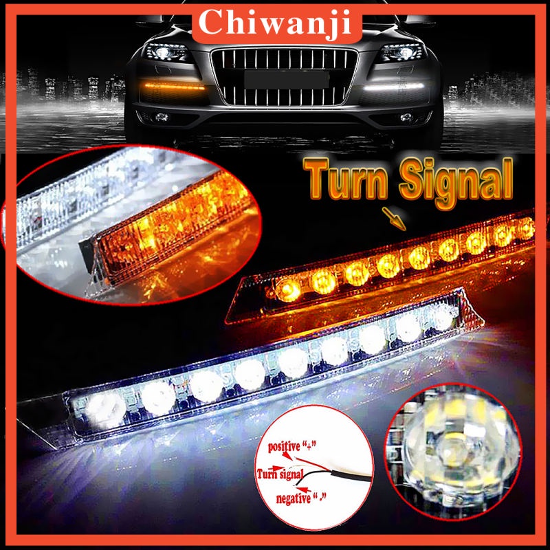 2 đèn LED chạy ban ngày cho xe hơi Audi C6 A6 S6 Q5 Q7 BMW E90 E92