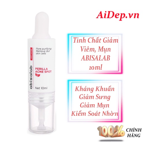 Tinh Chất Giảm Viêm Giảm Mụn Tức Thì Perilla Acne Spot ABISALAB