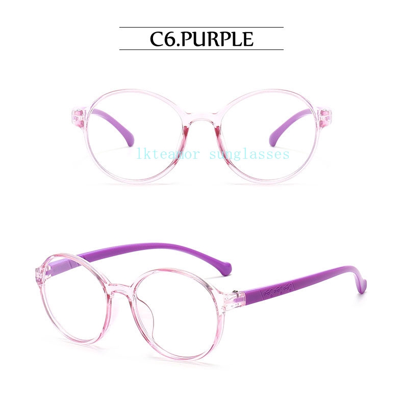 Mắt Kính Gọng Tròn Chống Ánh Sáng Xanh Cho Bé