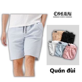 Quần đùi nam thể thao, quần short thun nam dệt sợi mặc mát -OMAN