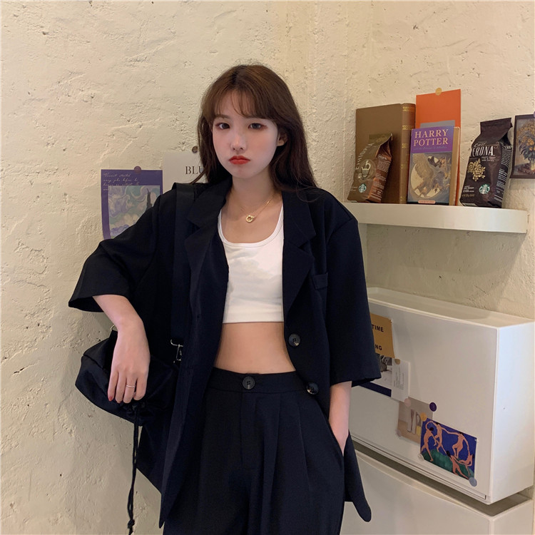 Áo Khoác Blazer Form Rộng Tay Lỡ Thời Trang Thanh Lịch Cho Nữ | BigBuy360 - bigbuy360.vn