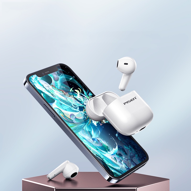Tai nghe không dây PISEN True Wireless Airs2 , White - Hàng chính hãng