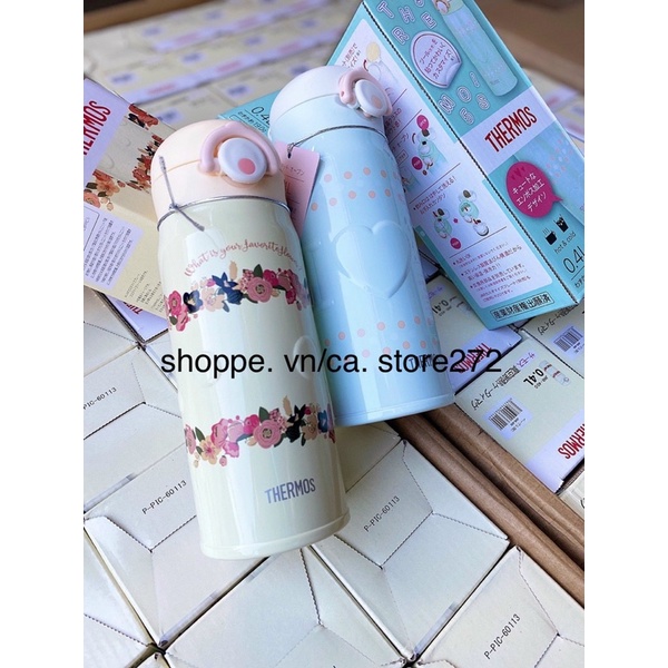 Bình đựng nước Thermos 400ml giữ nhiệt Malaysia