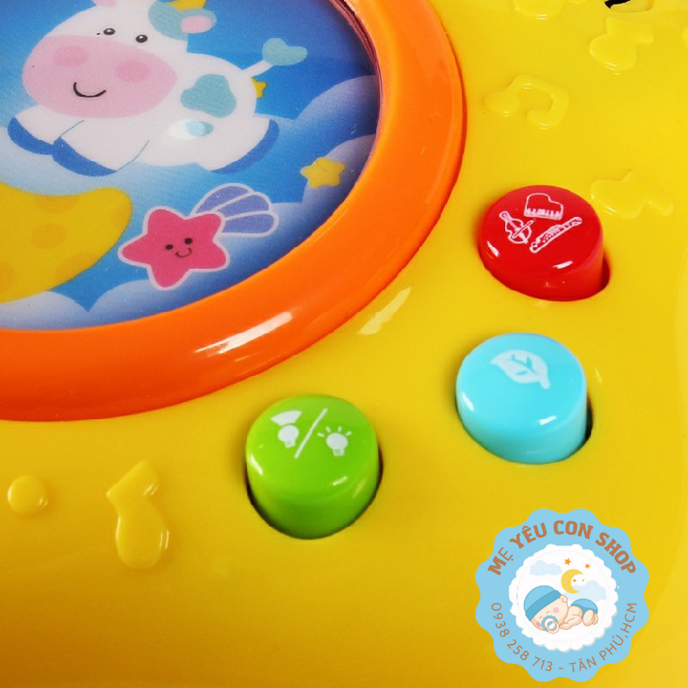Đèn chiếu sao ru ngủ giai điệu nhạc - tiếng ồn trắng giúp bé ngủ ngon chuẩn Easy - Winfun 0806 (katydang)