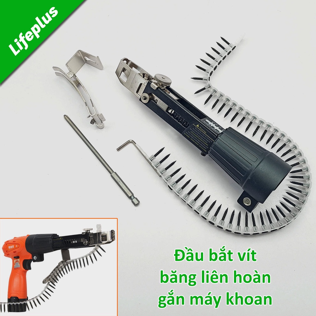 Đầu Bắn Vít Liên Hoàn Lắp Máy Khoan