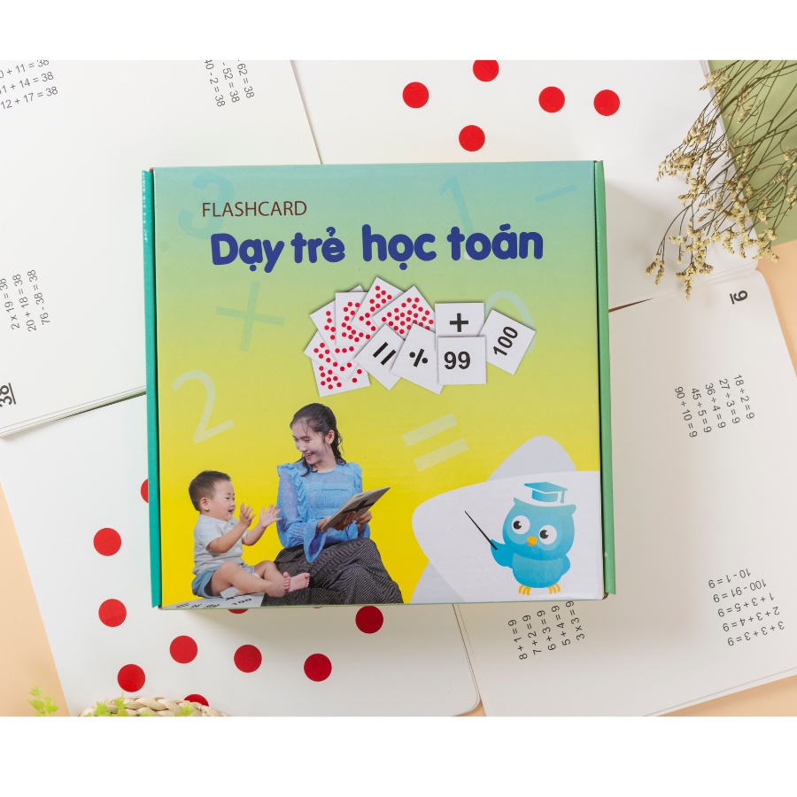 Flashcard Dạy Trẻ Học Toán Theo Phương Pháp Glenn Doman ( 109 Thẻ )