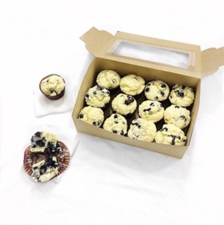 Hộp 6 cupcake giấy kraft
