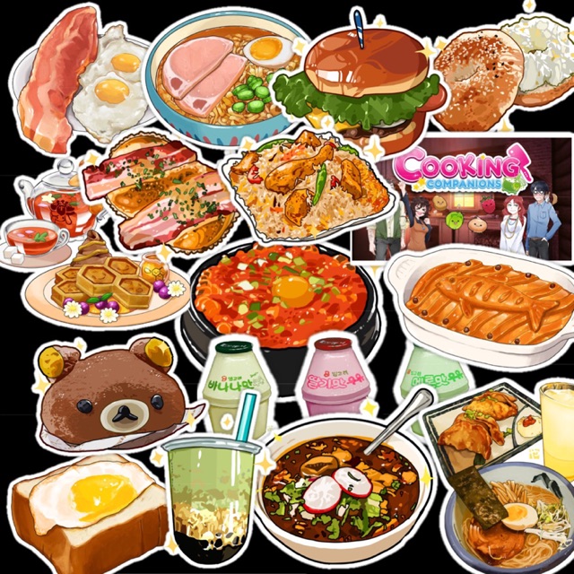 [STICKER 1K] STICKER JAPAN FOOD SIÊU CHẤT DÁN TRANG TRÍ ĐT LAPTOP VALI TƯỜNG TỦ KỆ MŨ BẢO HIỂM XE MÁY NOTEBOOK