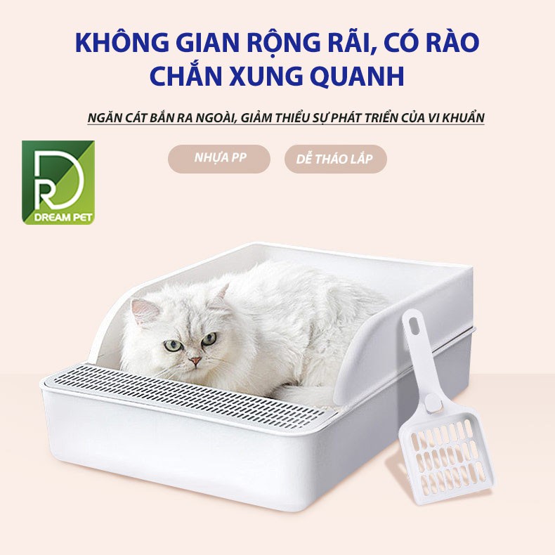 CHẬU VỆ SINH CHÓ MÈO CAO CẤP - SẢN PHẨM ƯA CHUỘNG Dreampet