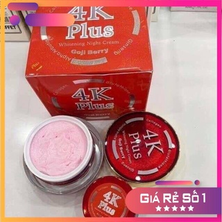 Kem Dưỡng Trắng Da Mụn 4K Plus Whitening Night Cream Goji Berry-Ban Đêm