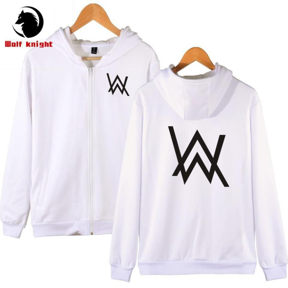 SALE- Áo Khoác Hoodie Phối Khóa Kéo Kiểu Alan Walker Cá Tính Cho Nam - BIBO STORE