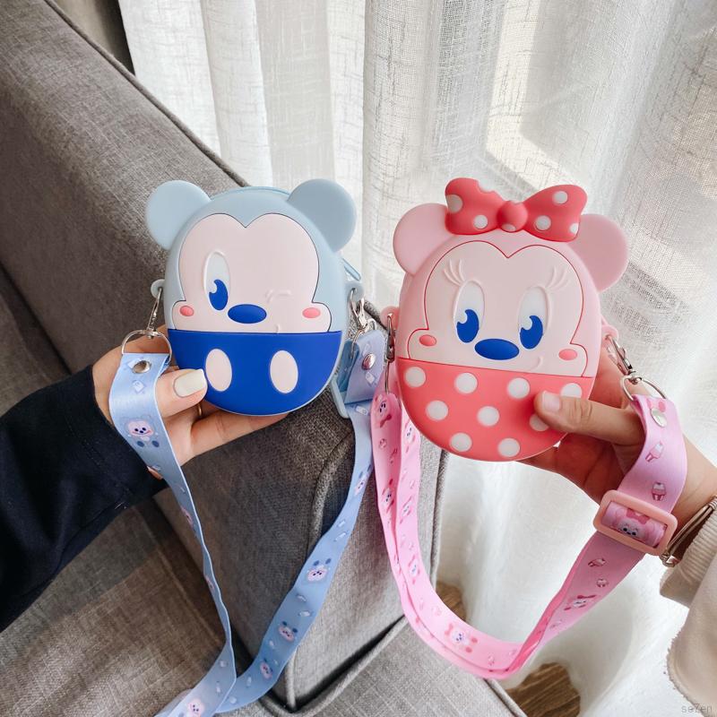Se7en Children Cute Cartoon Cross-body Handbag Fashion Girls Messenger Bag For 2-7Y