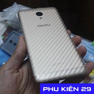[Meizu M3 Note] Dán lưng 3D vân Cacbon - Carbon