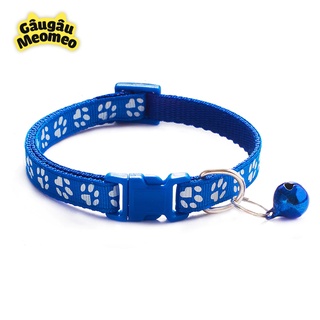 Vòng cổ chó mèo có chuông (Dài 20 - 35cm; rộng 1cm)