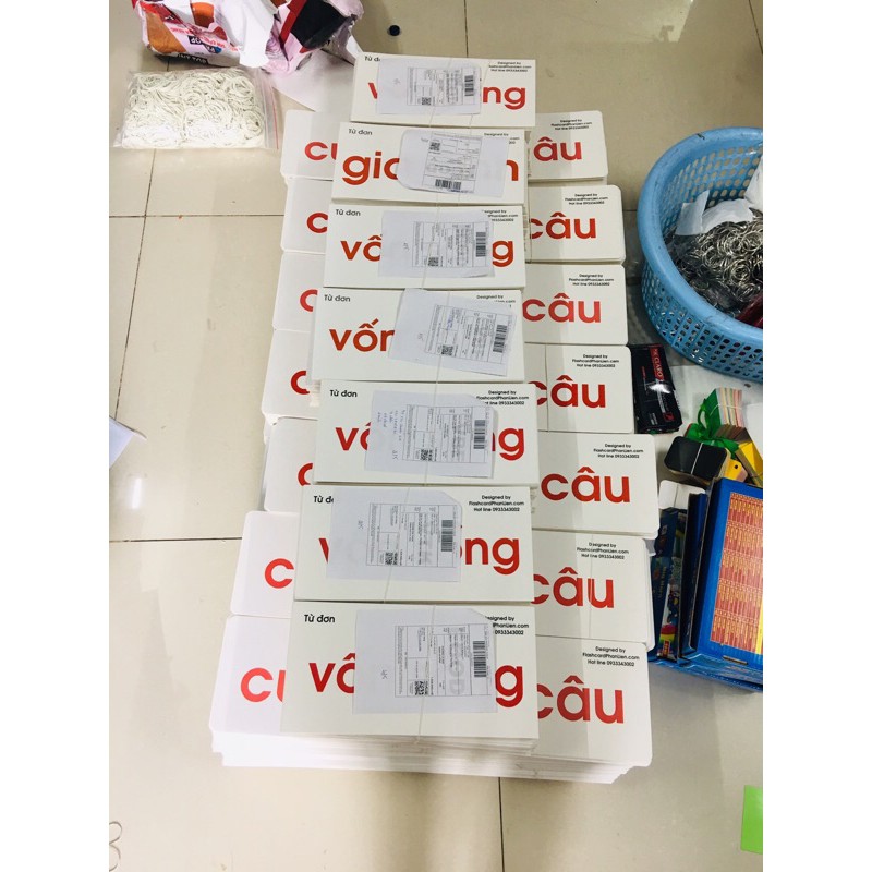 Combo thẻ flashcard bộ nhập tâm