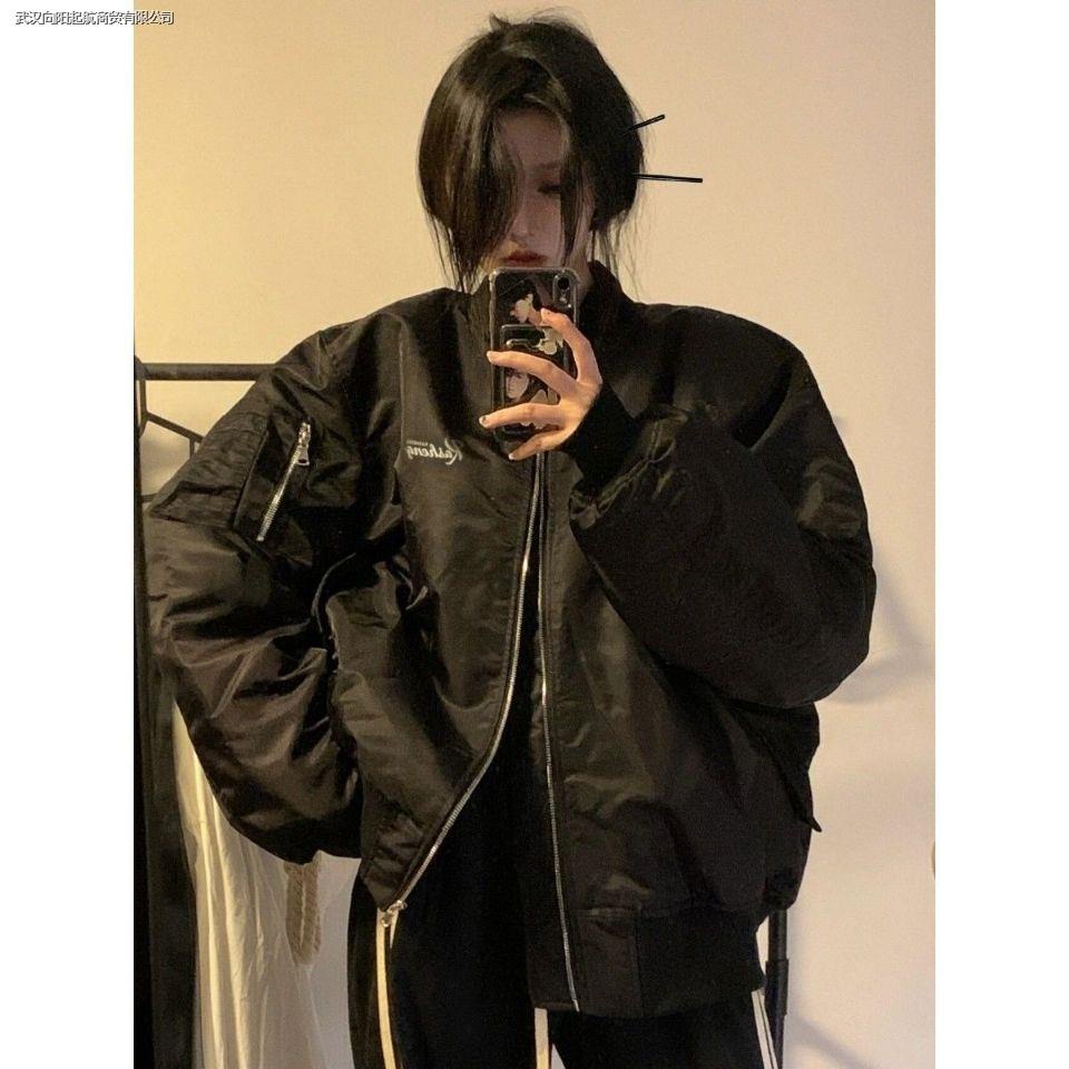 Áo Khoác Bóng Chày Hình Bộ Xương Phong Cách vintage Mỹ Hàng Mới Dành Cho Cặp Đôi